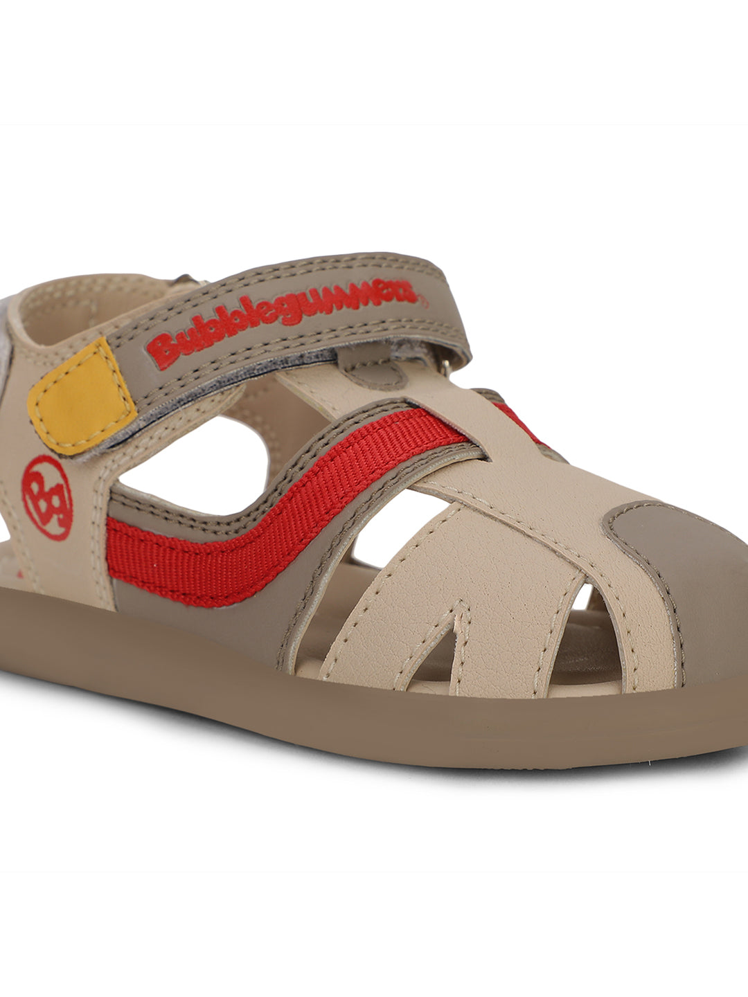 Bubblegummers Boys Casual Closed-toe Sandal - Beige - View 5