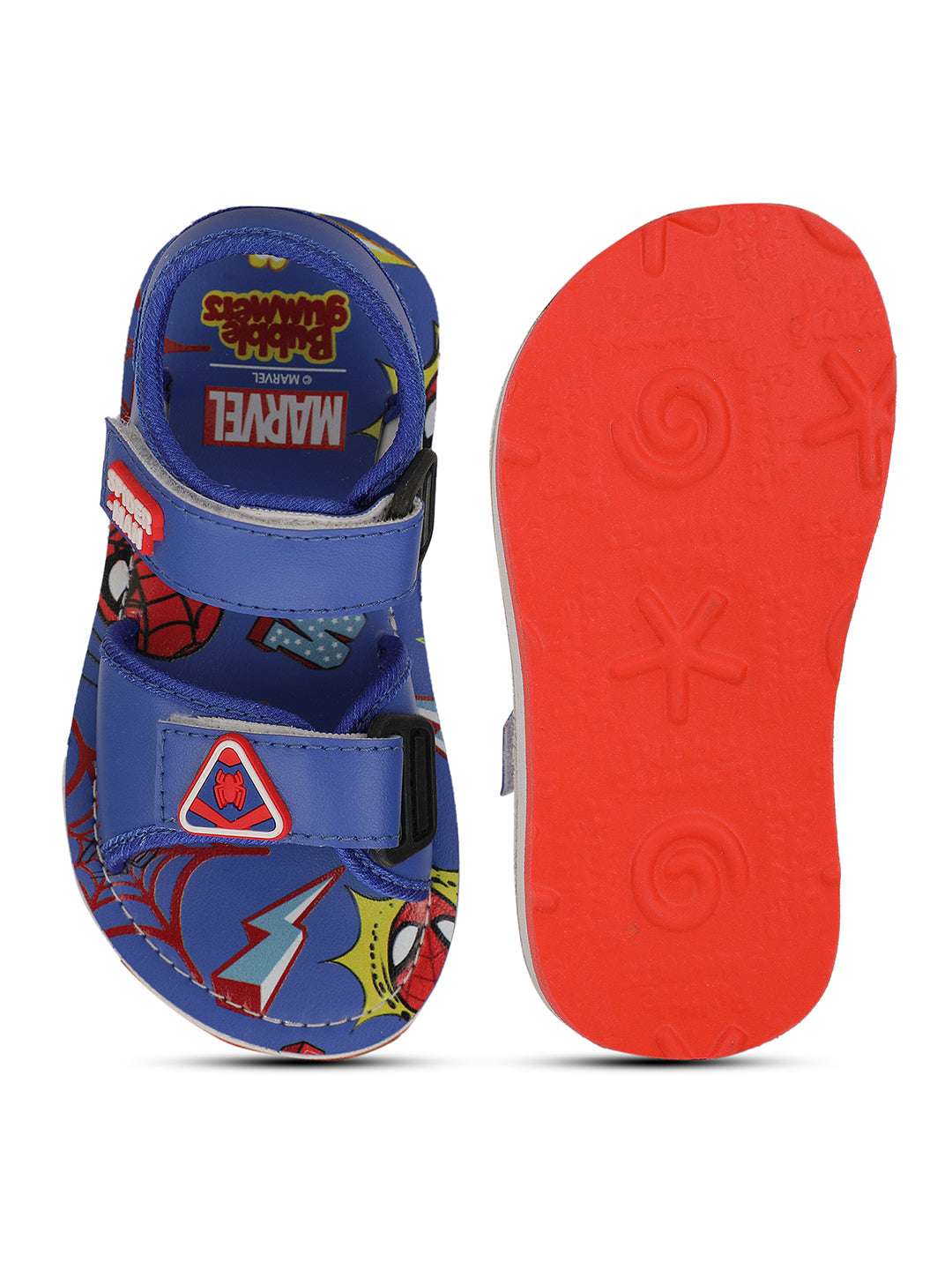 Bubblegummers Boys Casual Velcro Strap Sandal - Blue - View 4