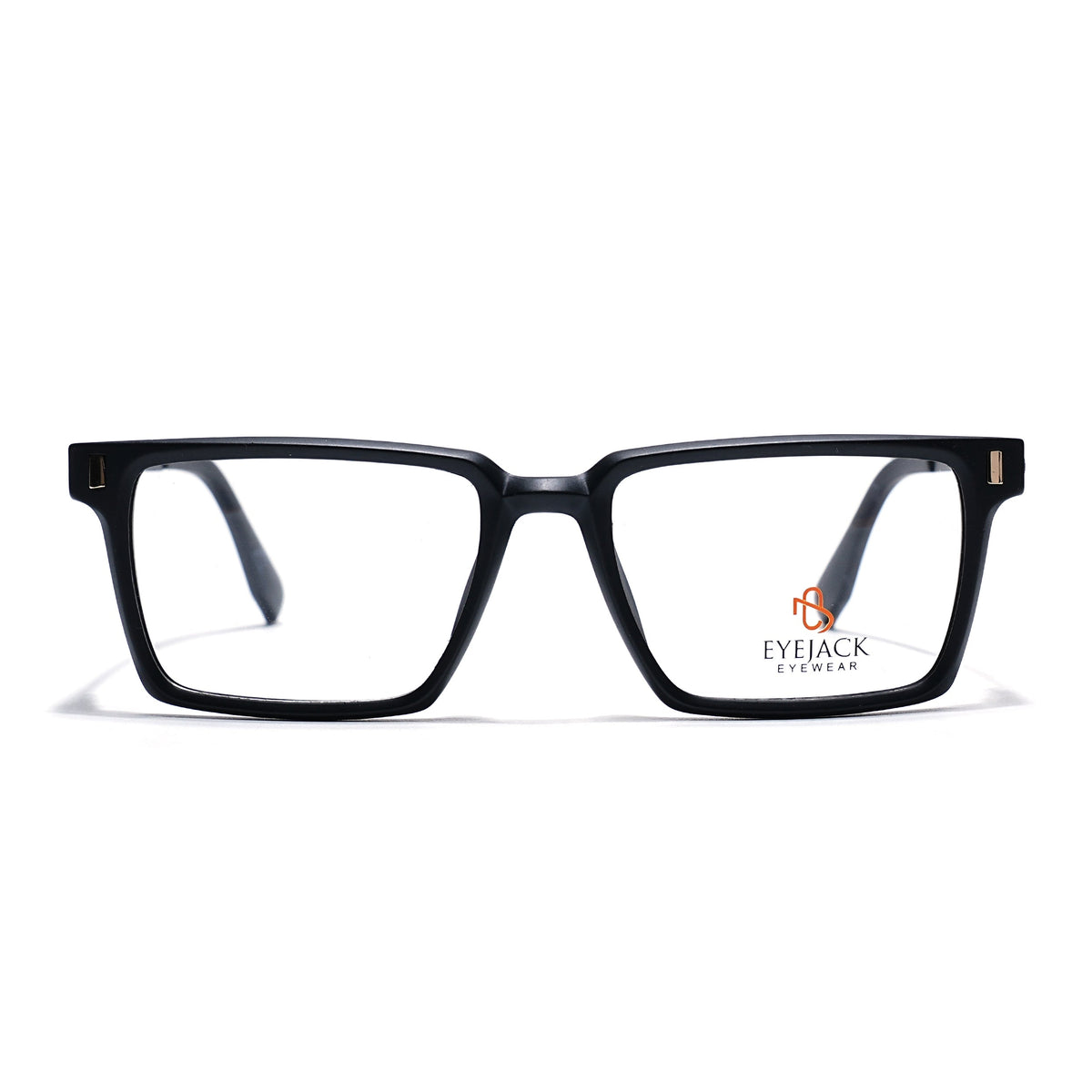 Eyejack Black Rectangle Eyeglasses for Men and Women - Style 2436 - view 2