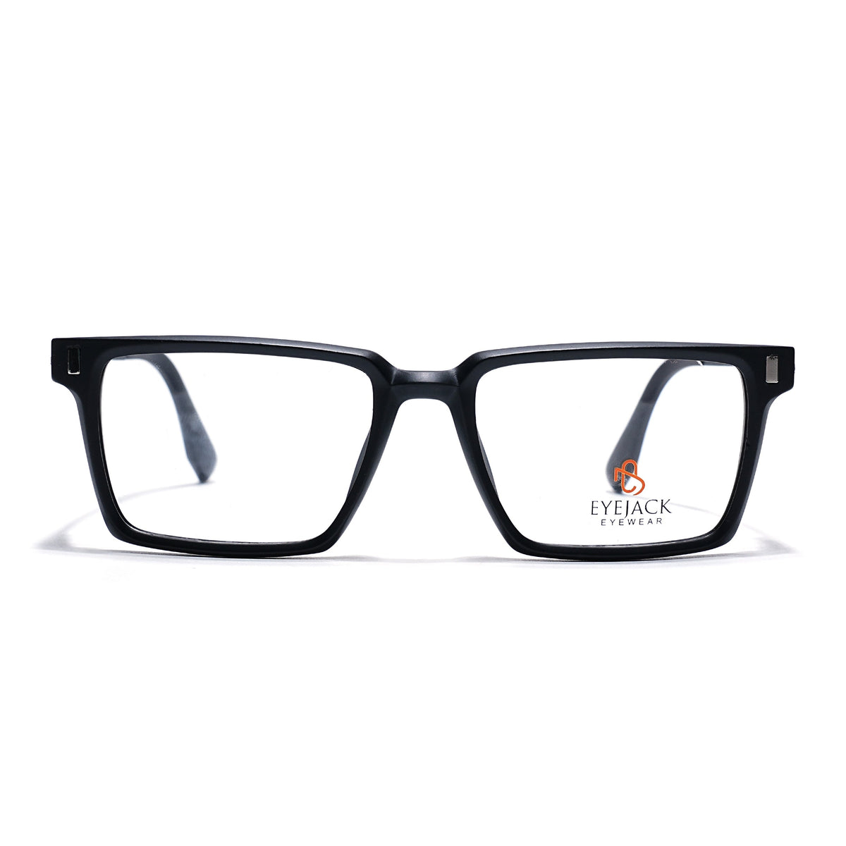 Eyejack Black Rectangle Eyeglasses for Men and Women - Style 2437 - view 2