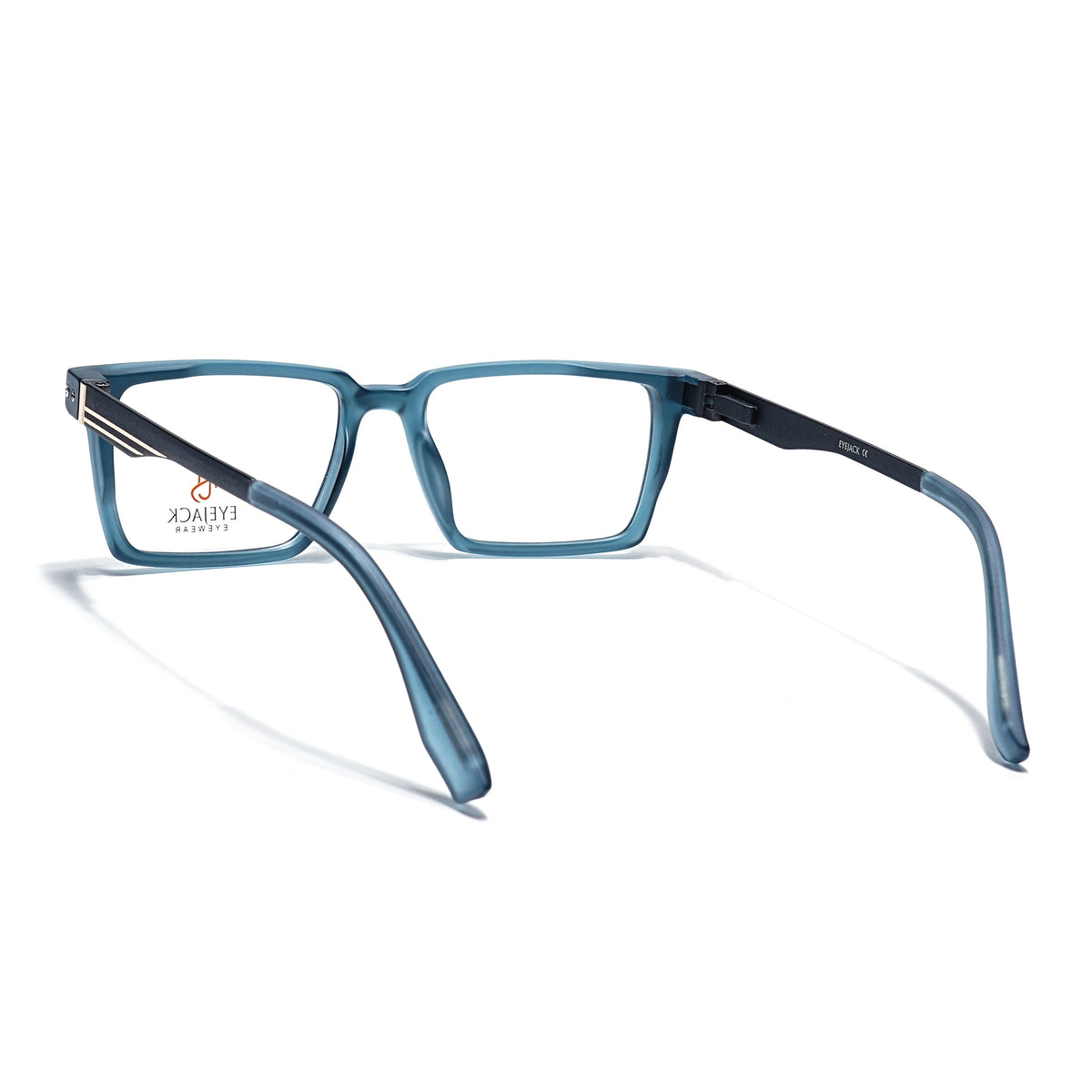 Eyejack Sea Green Rectangle Eyeglasses for Men and Women - Style 2443 - view 4