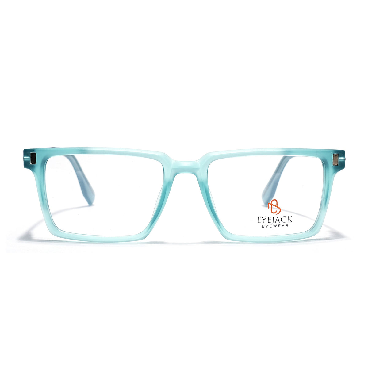 Eyejack Aqua Rectangle Eyeglasses for Men and Women - Style 2444 - view 2