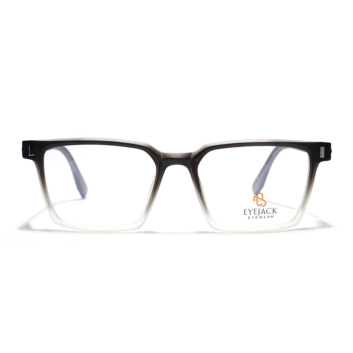 Eyejack Black & Grey Rectangle Eyeglasses for Men and Women - Style 2452 - view 2