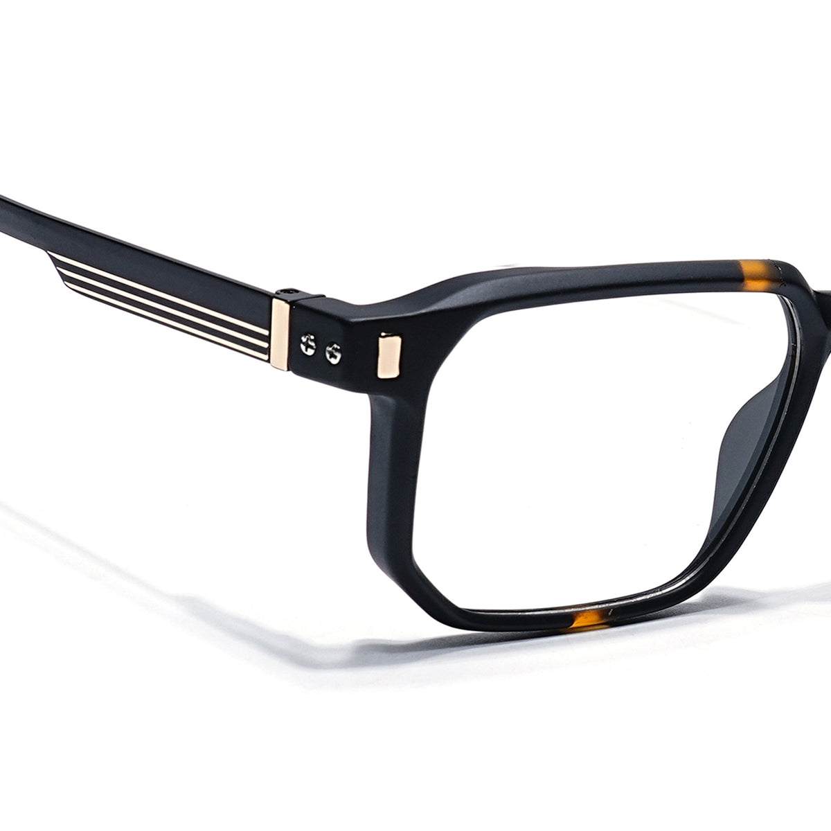 Eyejack Black & Brown Wayfarer Eyeglasses for Men and Women - Style 2462 - view 3