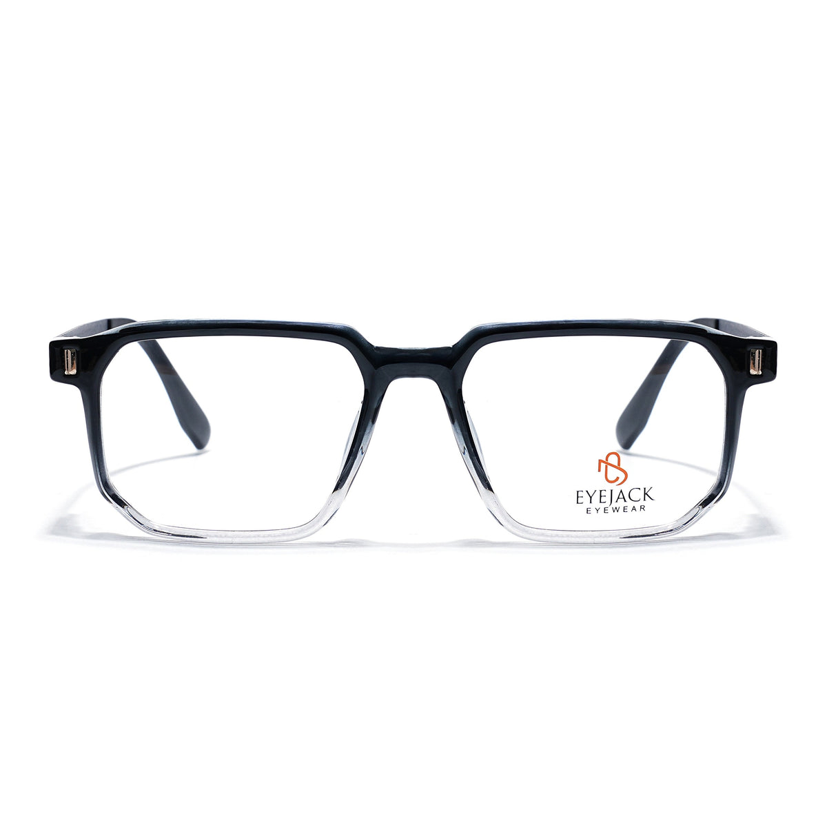 Eyejack Black & Transparent Wayfarer Eyeglasses for Men and Women - Style 2463 - view 2