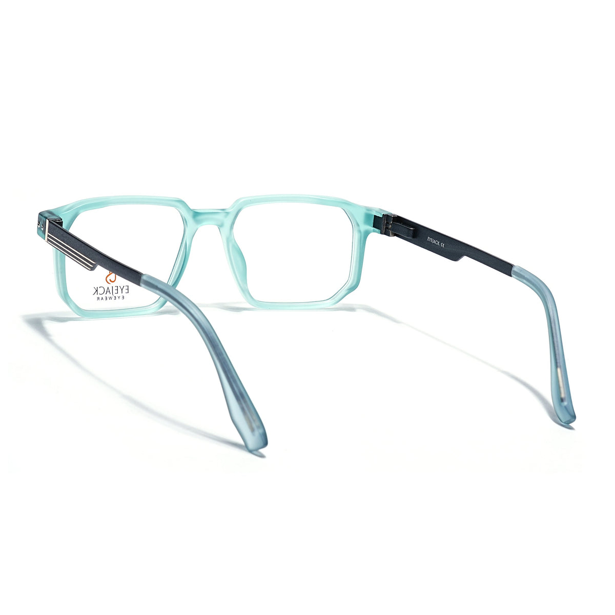 Eyejack Aqua Wayfarer Eyeglasses for Men and Women - view 4
