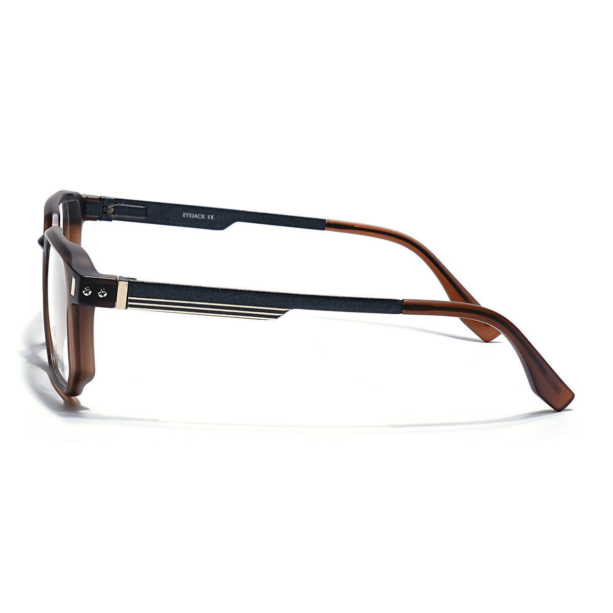 Eyejack Brown Wayfarer Eyeglasses for Men and Women - Style 2469 - view 5