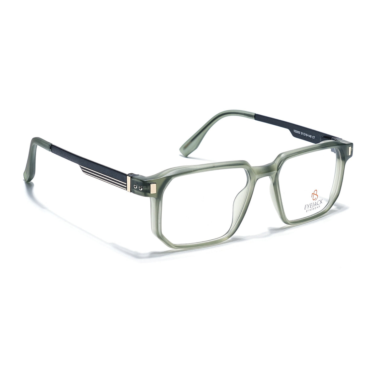 Eyejack Olive Wayfarer Eyeglasses for Men and Women - Style 2470 - view 1