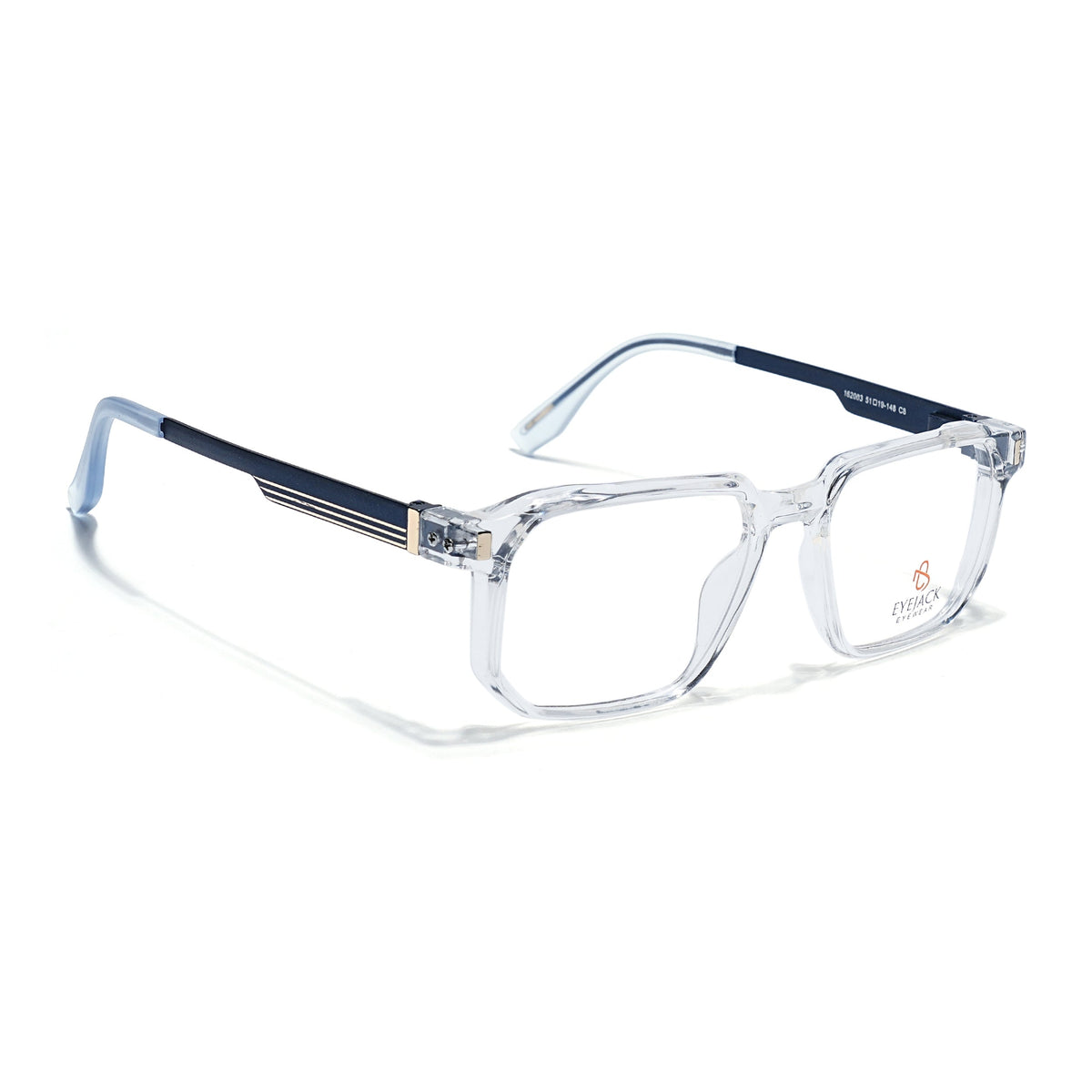Eyejack Transparent Wayfarer Eyeglasses for Men and Women - Style 2471 - view 1