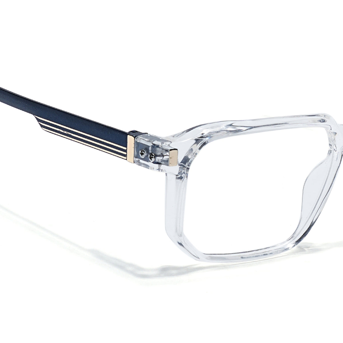 Eyejack Transparent Wayfarer Eyeglasses for Men and Women - Style 2471 - view 3