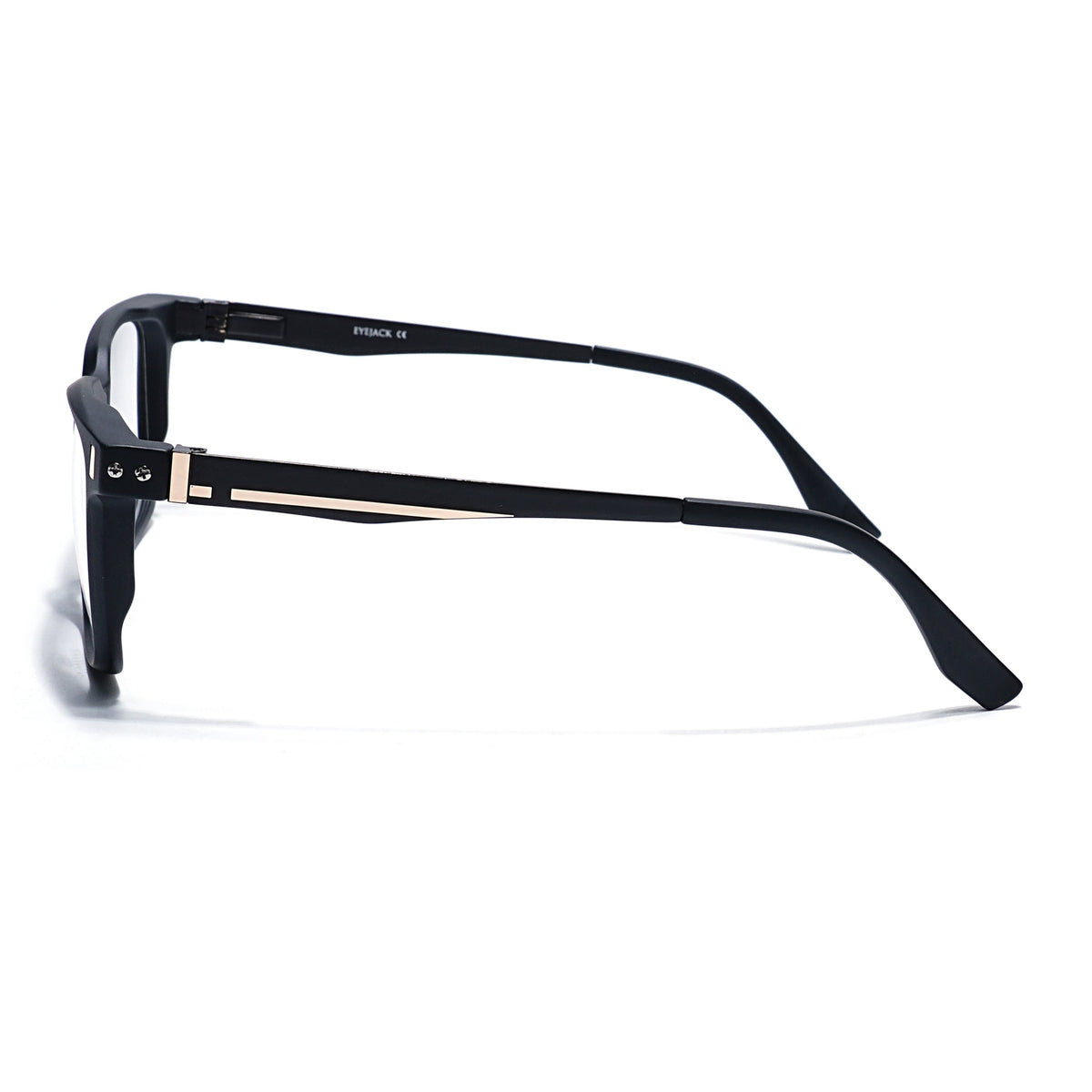 Eyejack Black Wayfarer Eyeglasses for Men and Women - Style 2472 - view 5