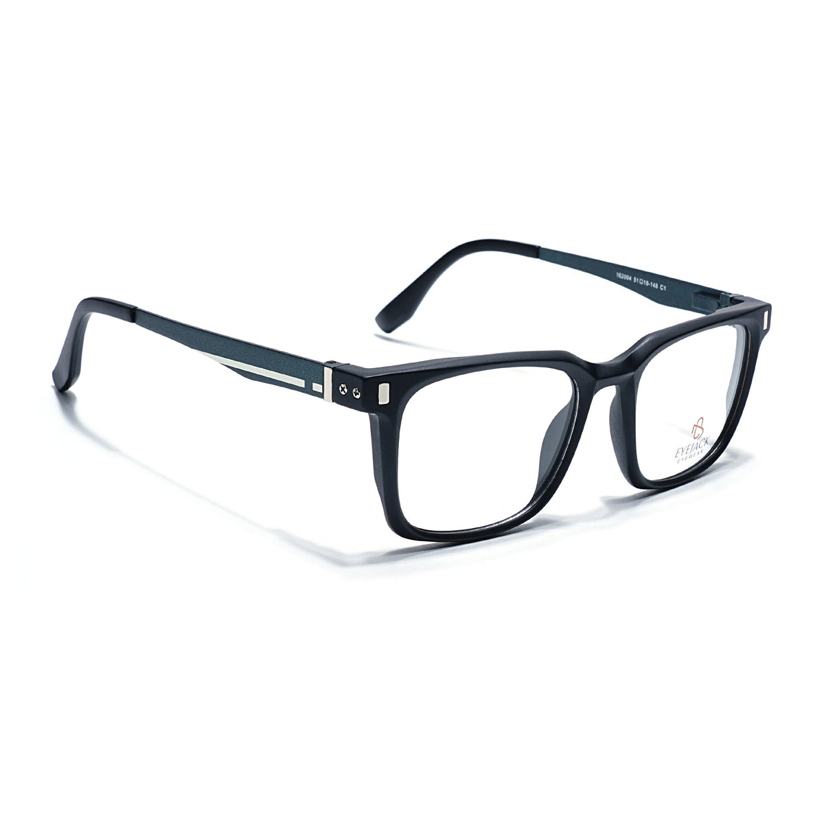 Eyejack Black Wayfarer Eyeglasses for Men and Women - Style 2473 - view 1