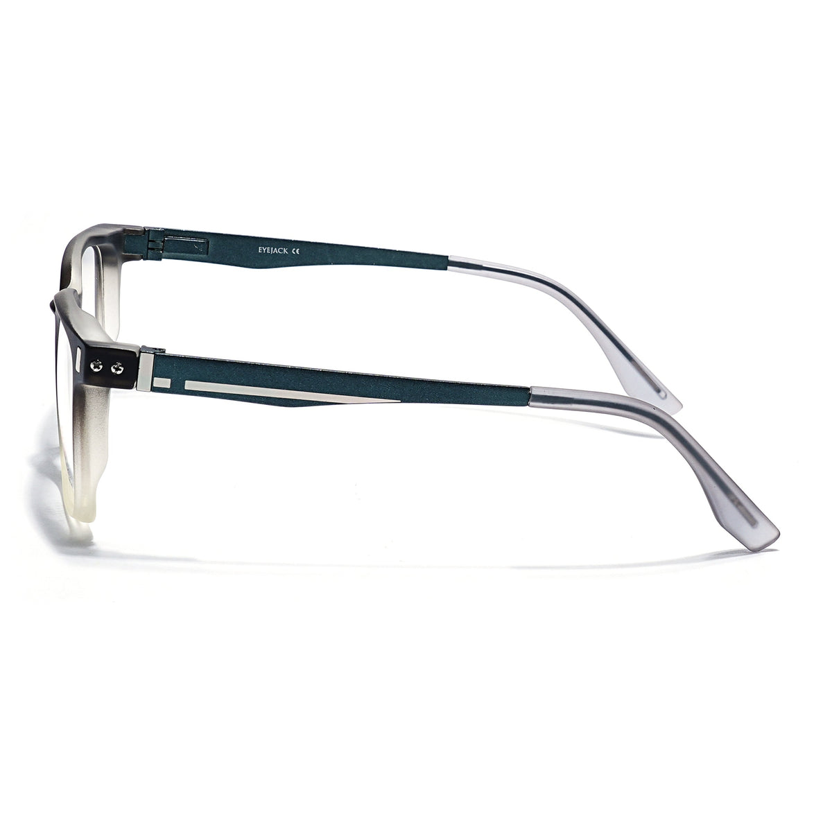 Eyejack Black & Grey Wayfarer Eyeglasses for Men and Women - Style 2476 - view 5