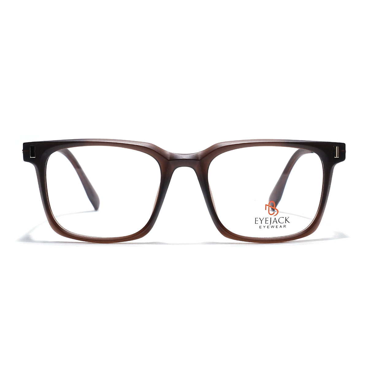 Eyejack Brown Wayfarer Eyeglasses for Men and Women - Style 2481 - view 2