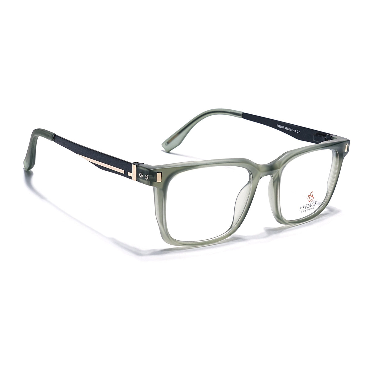 Eyejack Olive Wayfarer Eyeglasses for Men and Women - Style 2482 - view 1