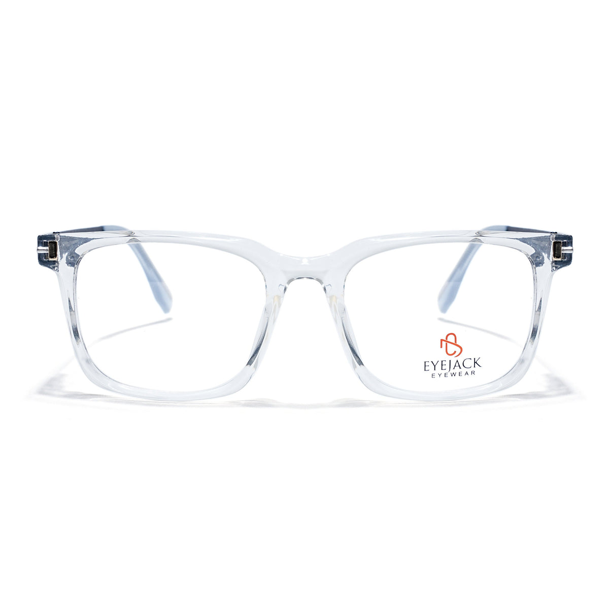 Eyejack Transparent Wayfarer Eyeglasses for Men and Women - Style 2483 - view 2
