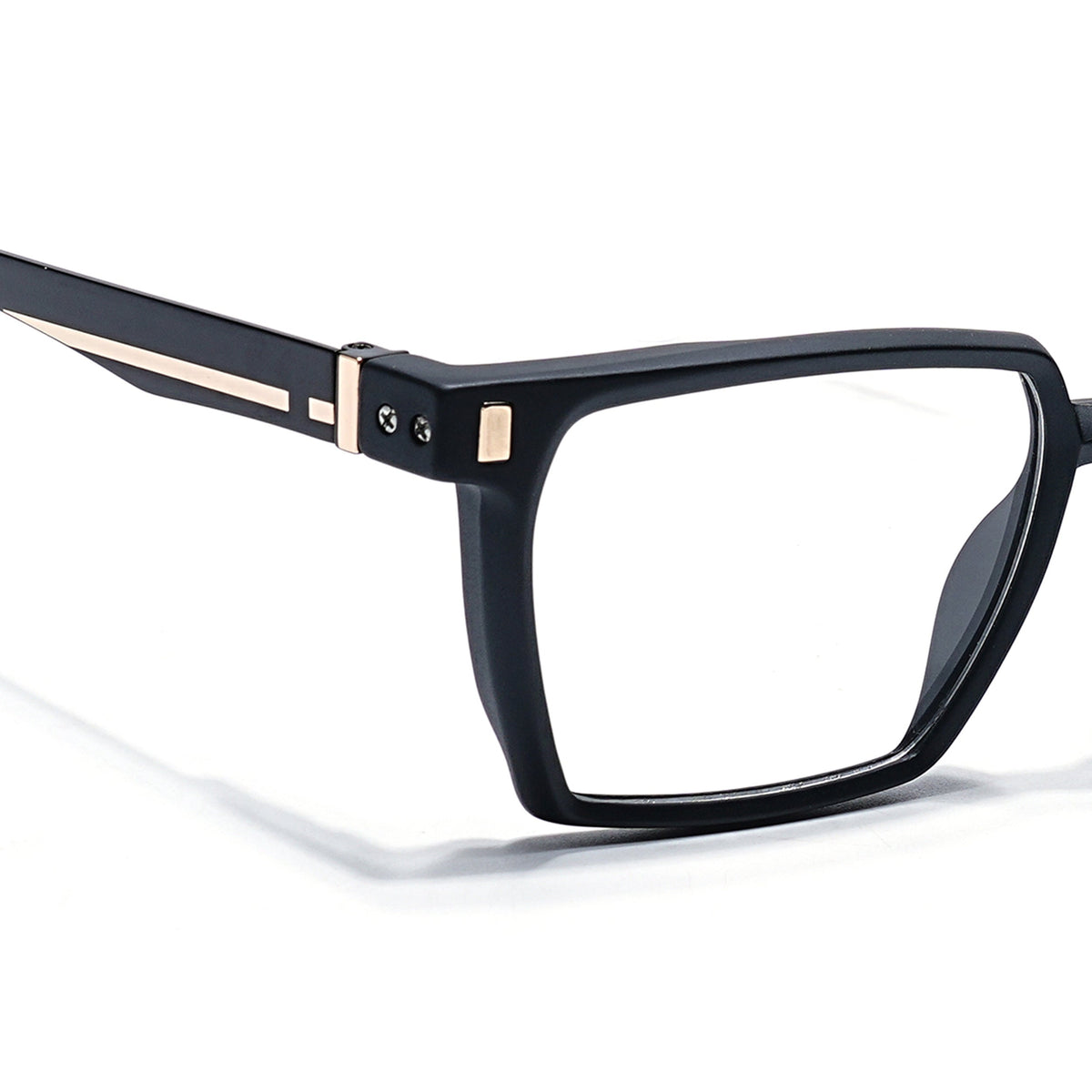 Eyejack Black Wayfarer Eyeglasses for Men and Women - Style 2484 - view 3