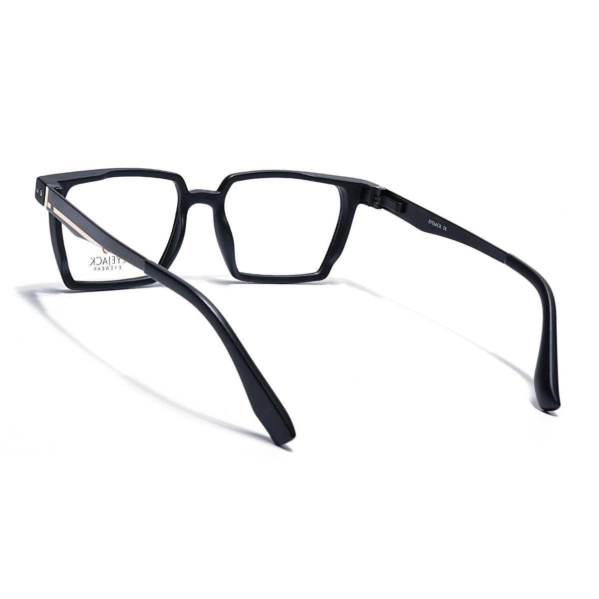 Eyejack Black Wayfarer Eyeglasses for Men and Women - Style 2484 - view 4