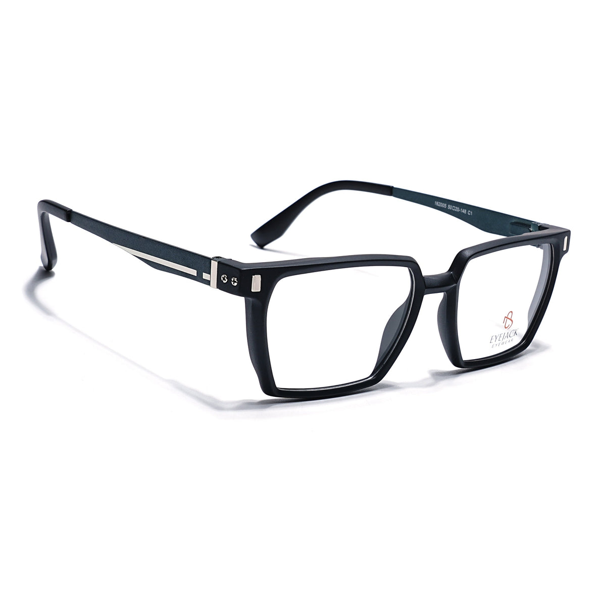 Eyejack Black Wayfarer Eyeglasses for Men and Women - Style 2485 - view 1