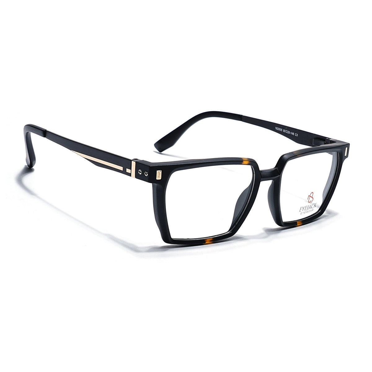 Eyejack Black & Brown Wayfarer Eyeglasses for Men and Women - Style 2486 - view 1