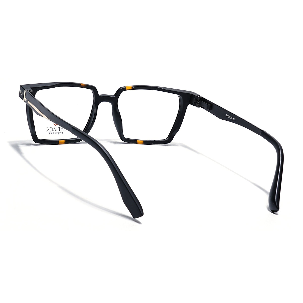 Eyejack Black & Brown Wayfarer Eyeglasses for Men and Women - Style 2486 - view 4
