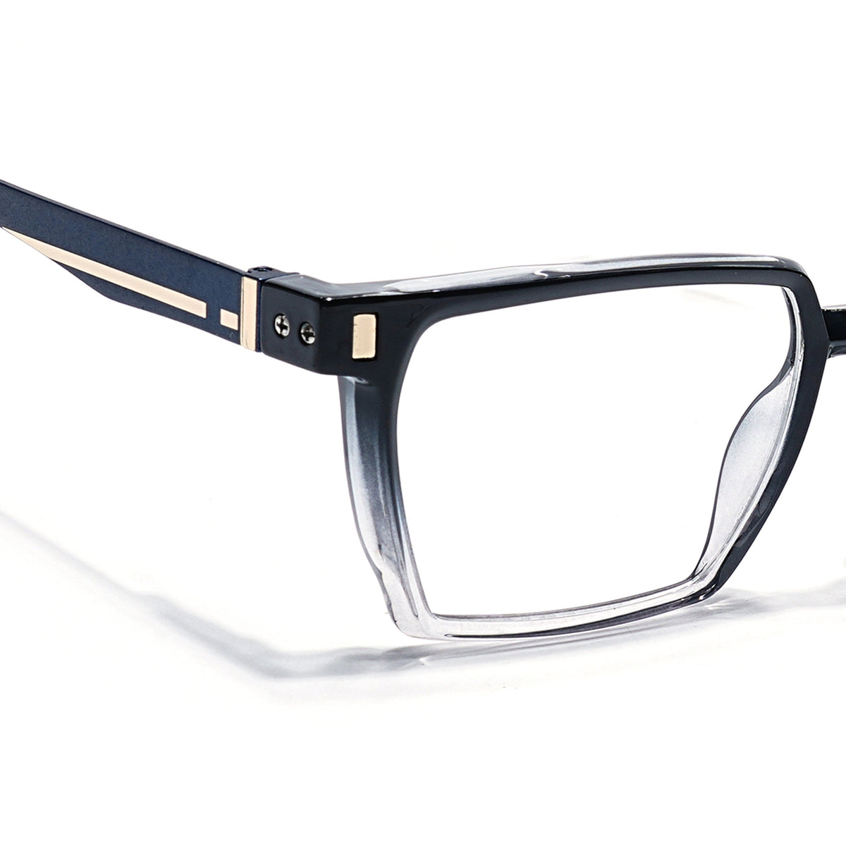 Eyejack Black & Transparent Wayfarer Eyeglasses for Men and Women - Style 2487 - view 3