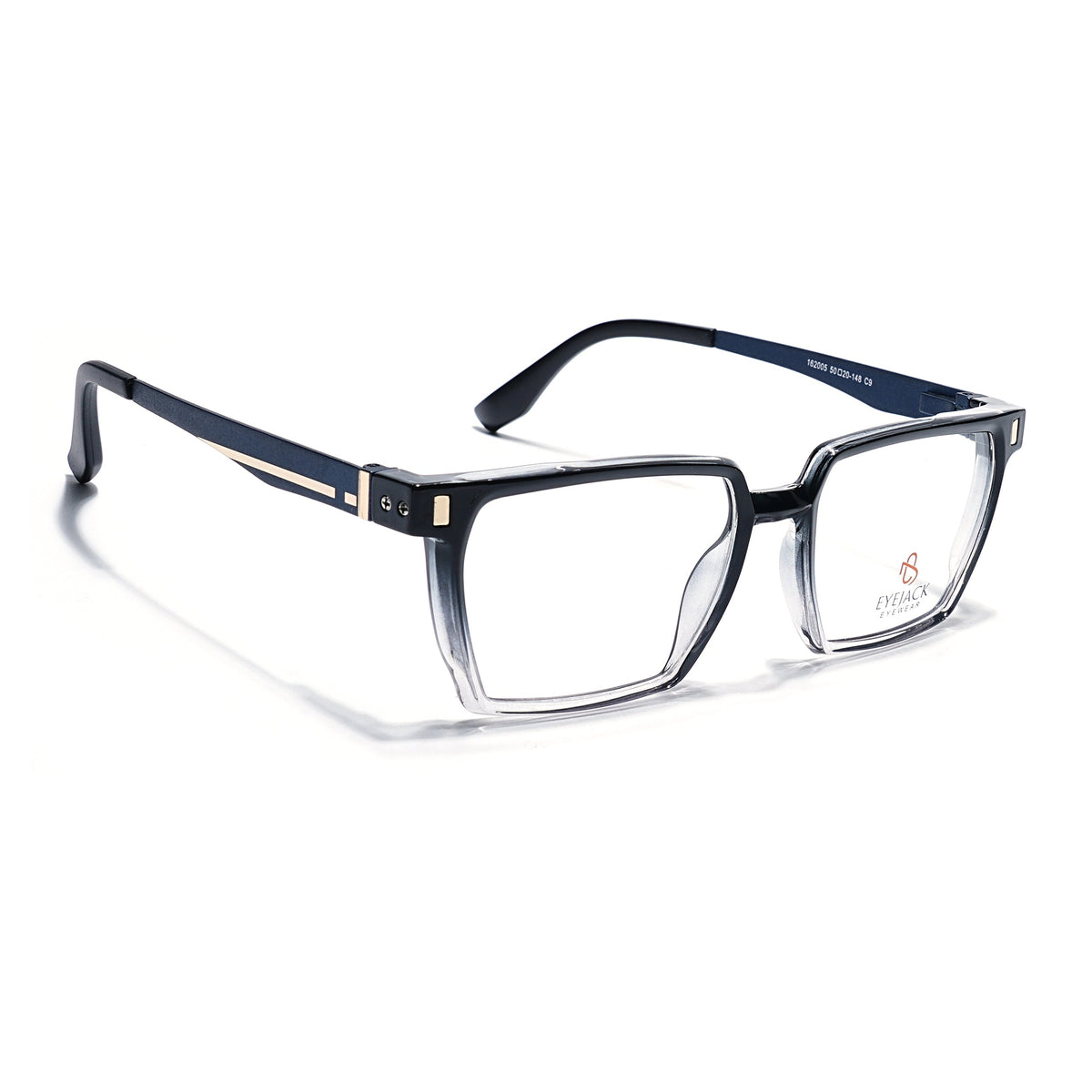 Eyejack Black & Transparent Wayfarer Eyeglasses for Men and Women - Style 2487 - view 1