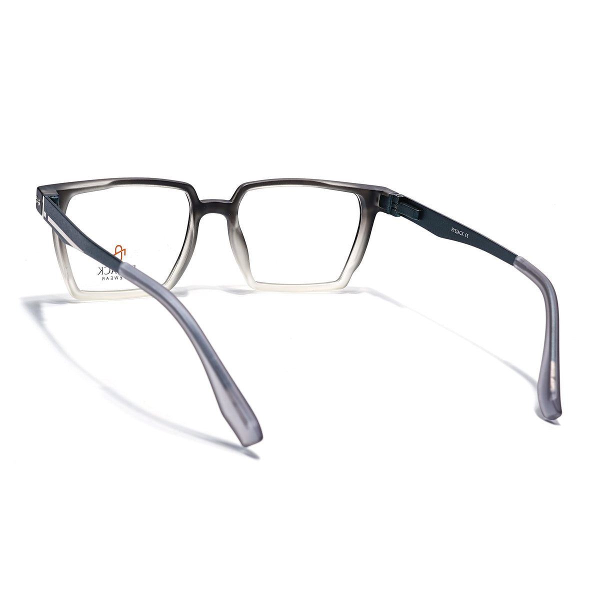 Eyejack Black & Grey Wayfarer Eyeglasses for Men and Women - Style 2488 - view 4