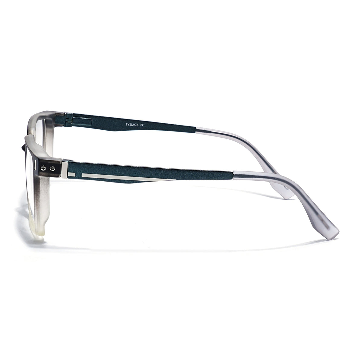Eyejack Black & Grey Wayfarer Eyeglasses for Men and Women - Style 2488 - view 5