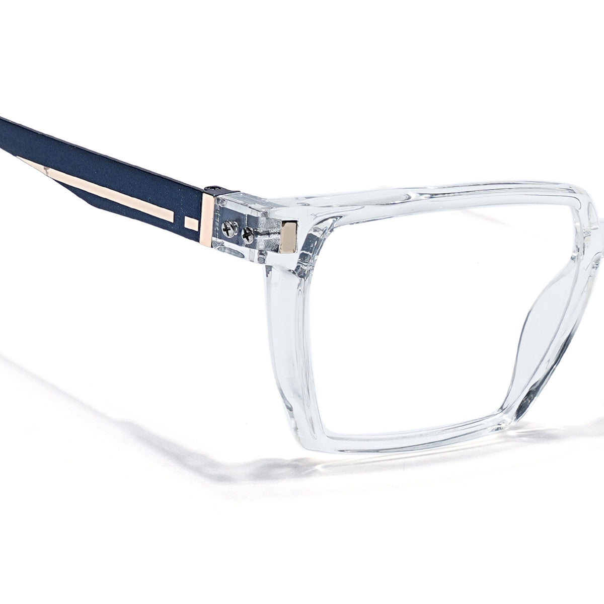 Eyejack Transparent Wayfarer Eyeglasses for Men and Women - Style 2496 - view 3