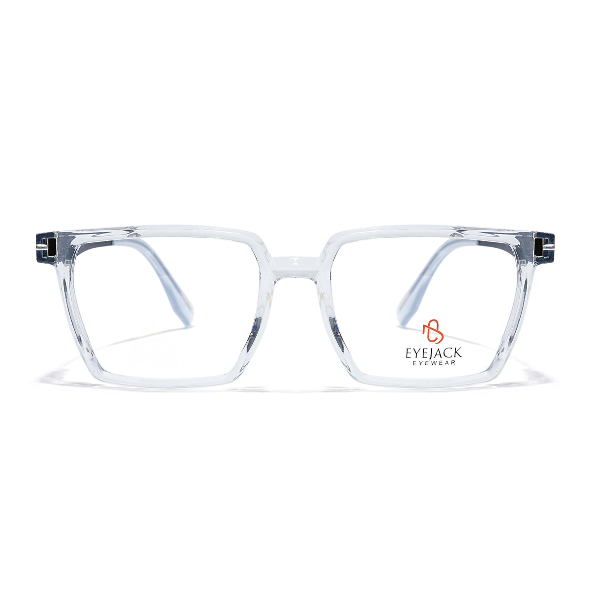 Eyejack Transparent Wayfarer Eyeglasses for Men and Women - Style 2496 - view 2