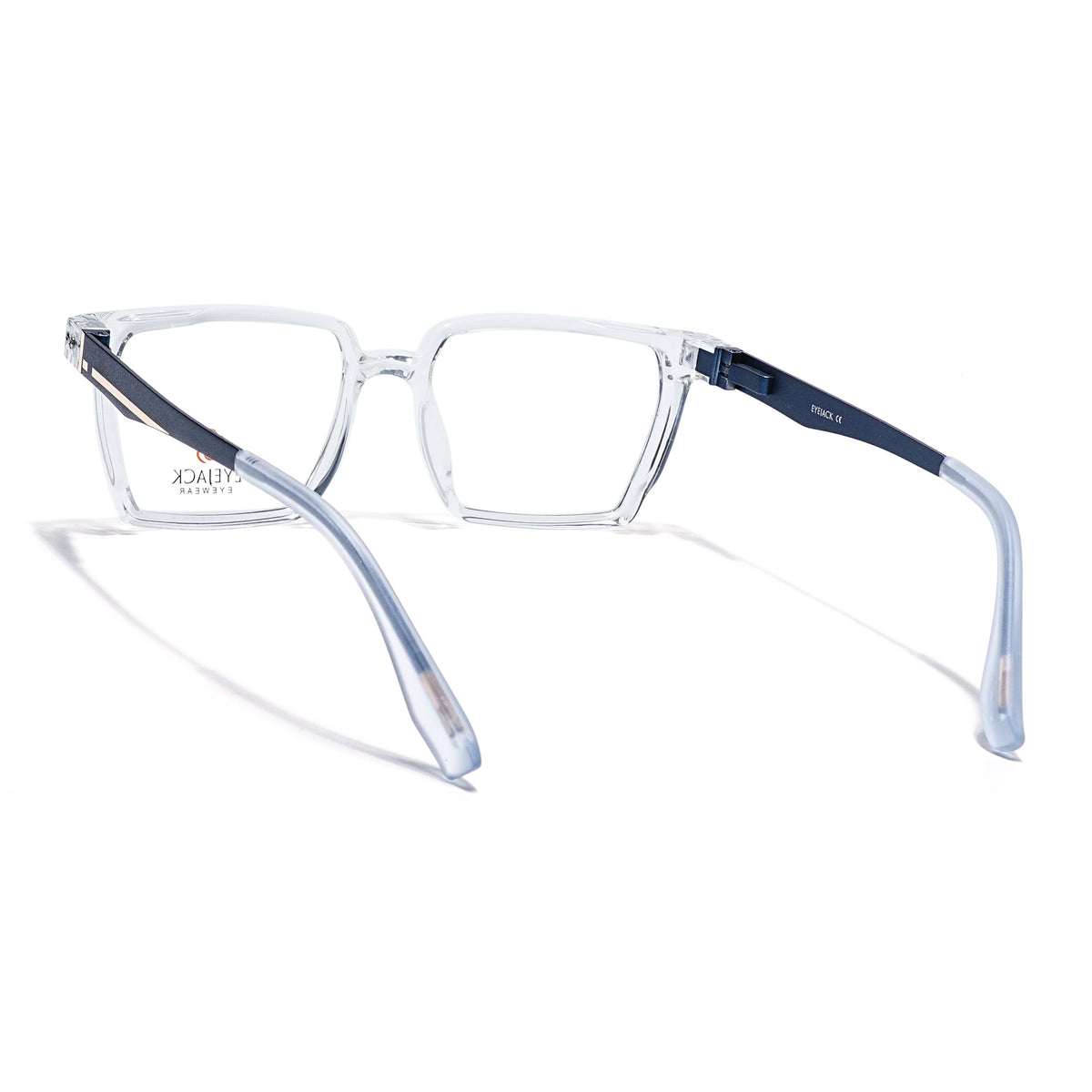 Eyejack Transparent Wayfarer Eyeglasses for Men and Women - Style 2496 - view 4