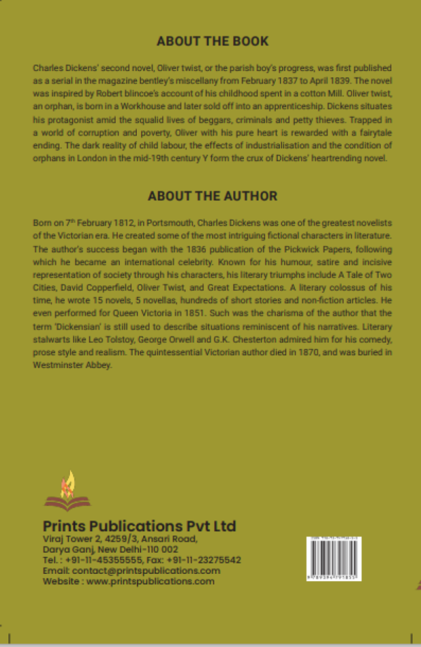 Oliver Twist Prints Publications