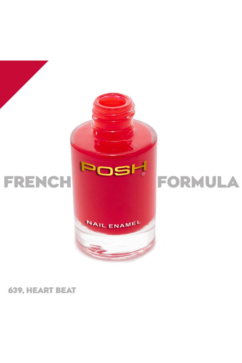 Posh Long-lasting Shine High Gloss Nail Polish - 9ml (Red)