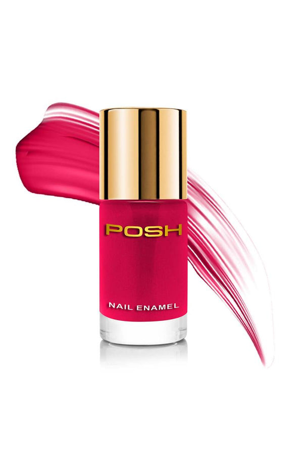 Posh Long-lasting Shine High Gloss Nail Polish - 9ml (Hot Pink)