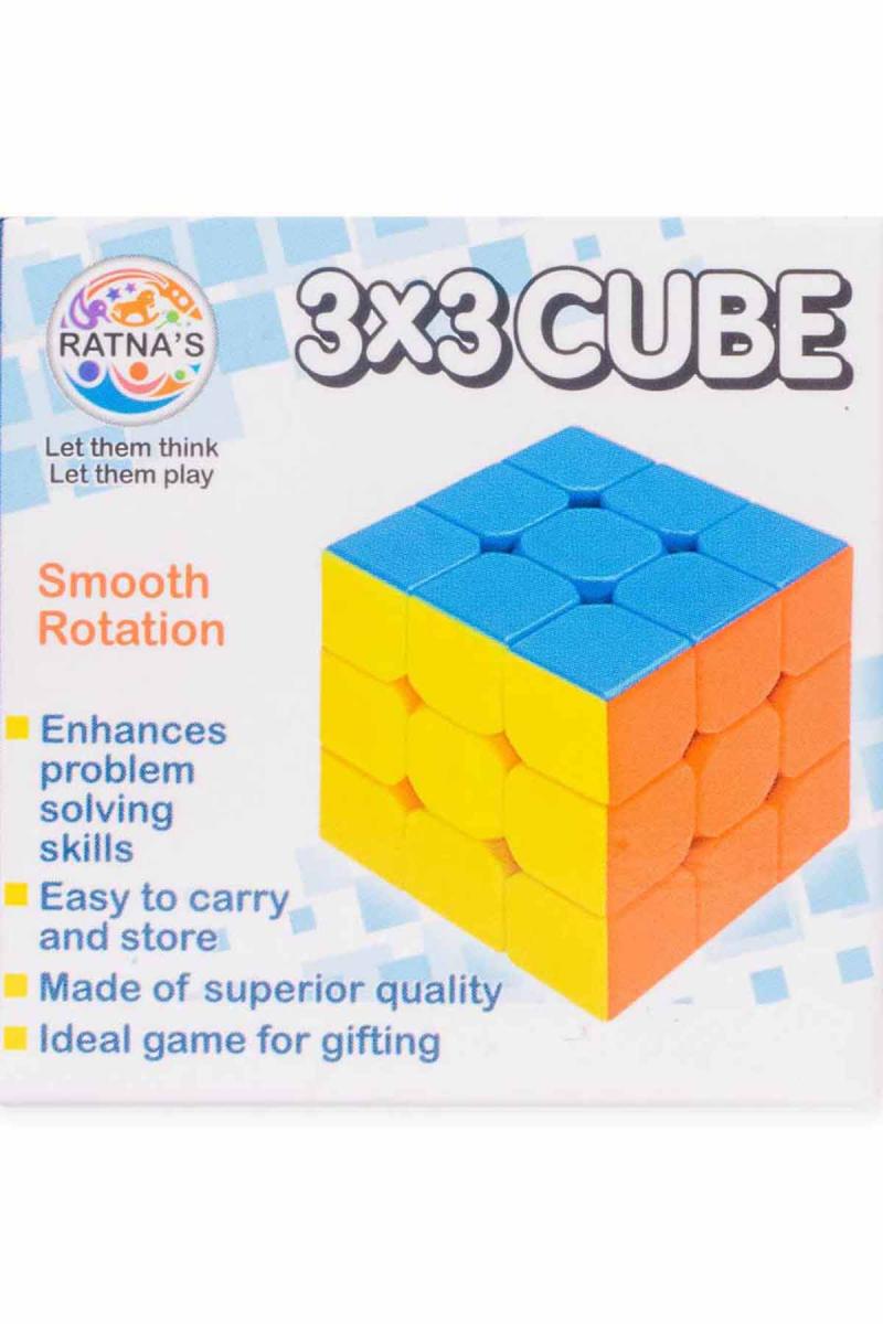 3x3 Cube for Speed Cubing & Puzzle - Pack of 1
