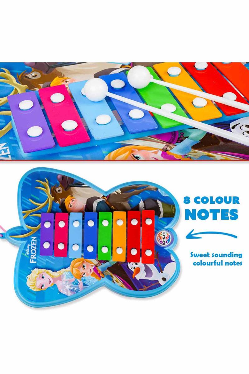 Ratna's Pull Along Xylophone Frozen Toy For Kids (Multicolor)