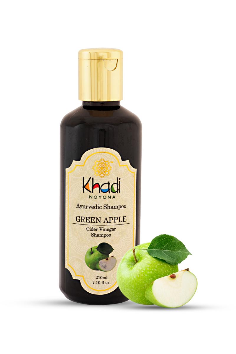 Noyona Khadi Ayurvedic Green Apple Shampoo - 210ml