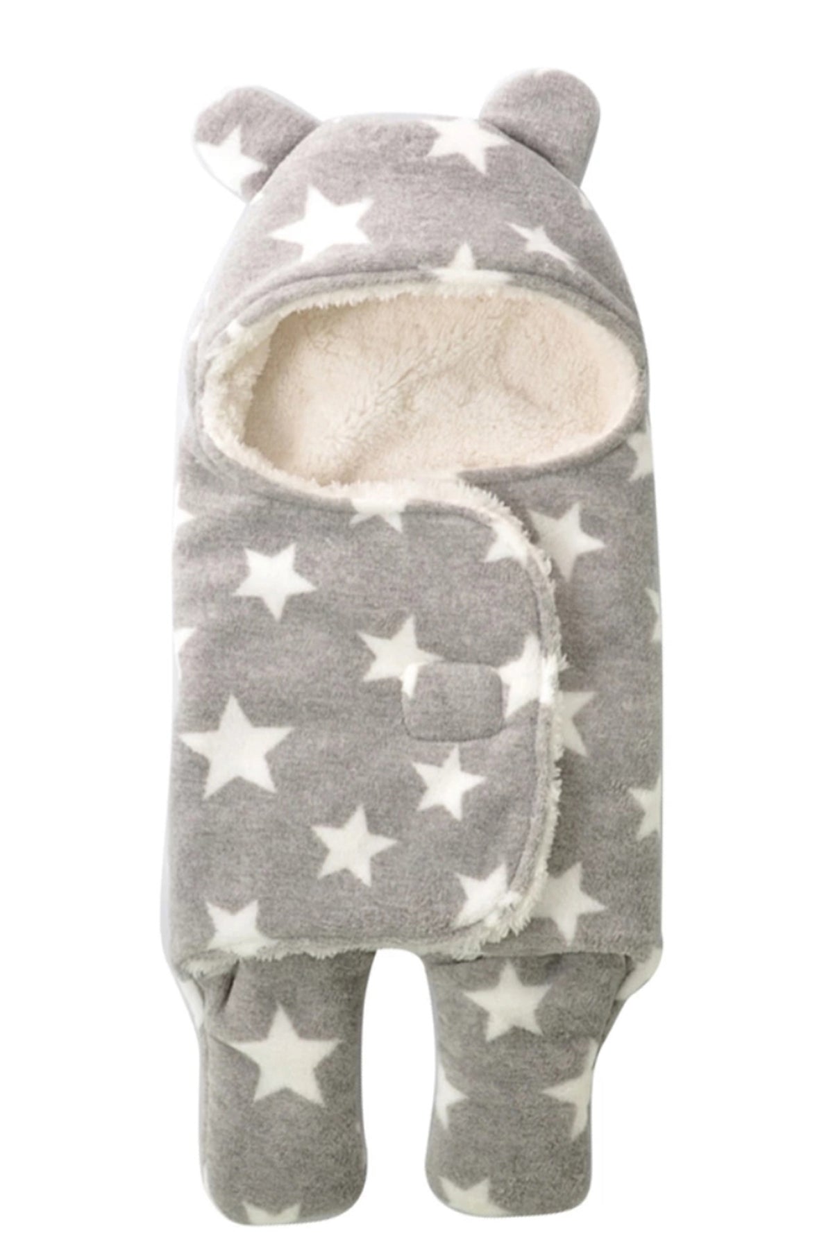 Brandonn Newborn Super soft Swaddle Hooded Blanket Wrapper - Pack of 1 SUPER