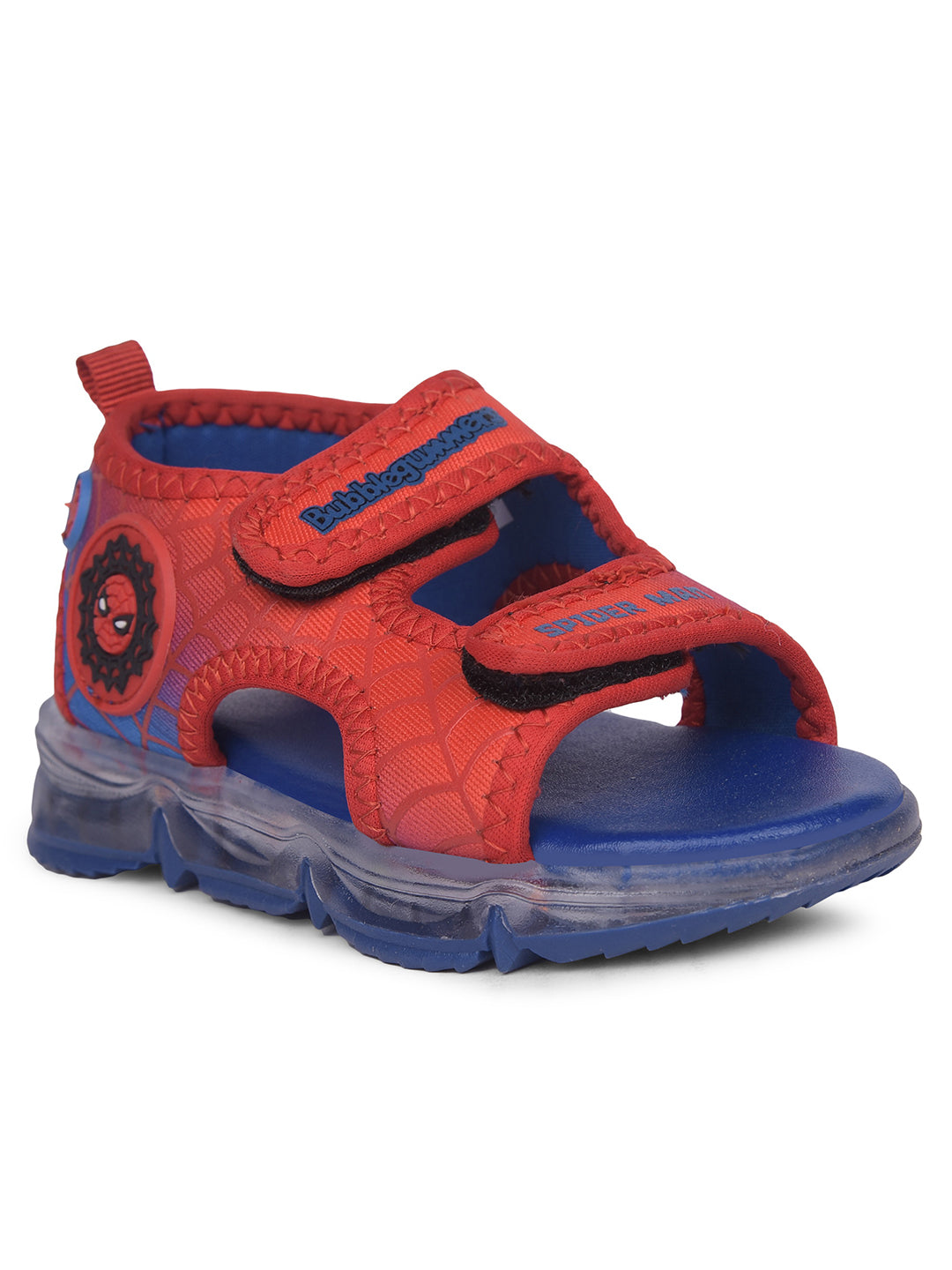 Bubblegummers Boys Casual Velcro Strap Sandal - Red - View 1
