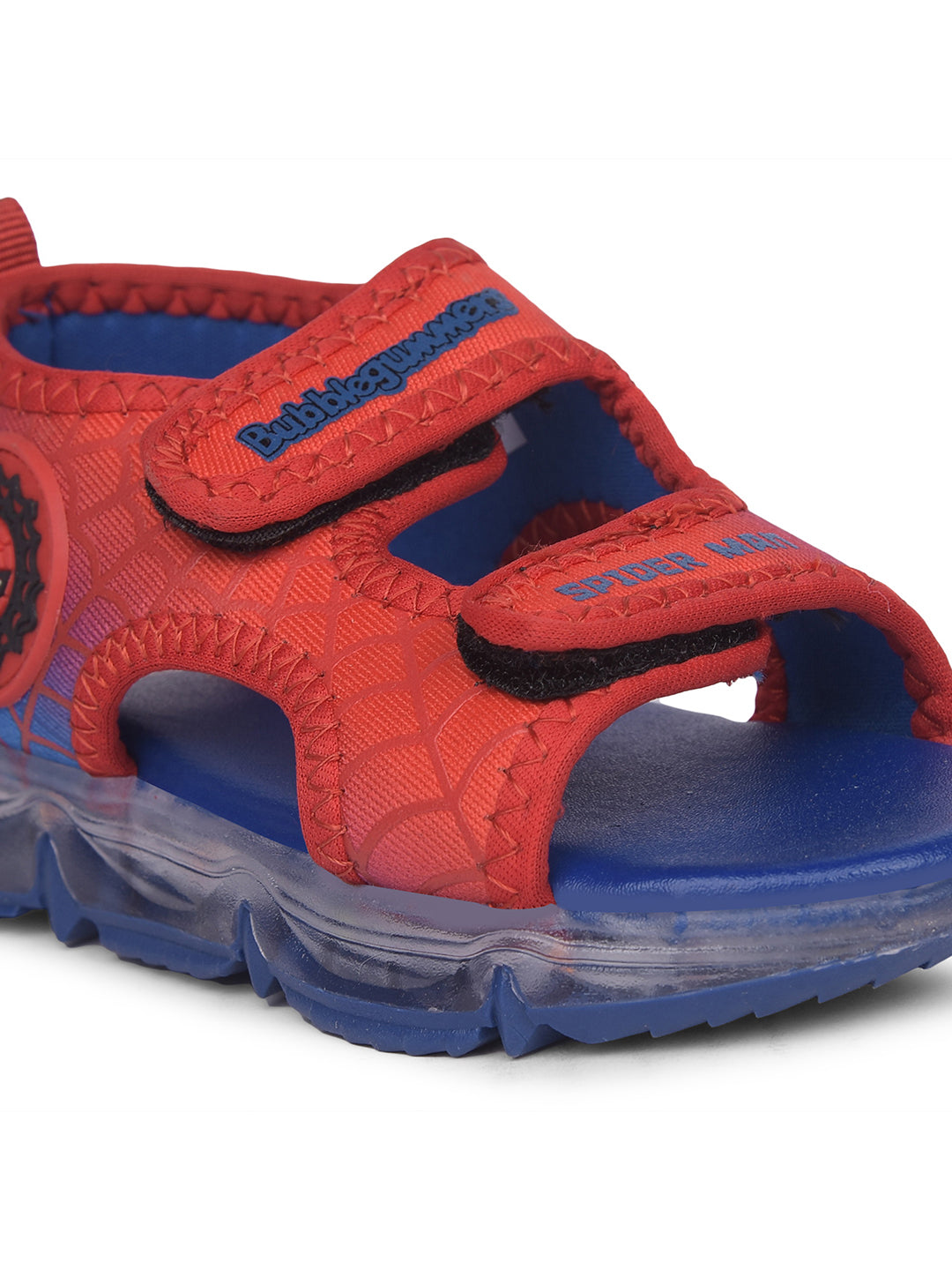 Bubblegummers Boys Casual Velcro Strap Sandal - Red - View 5