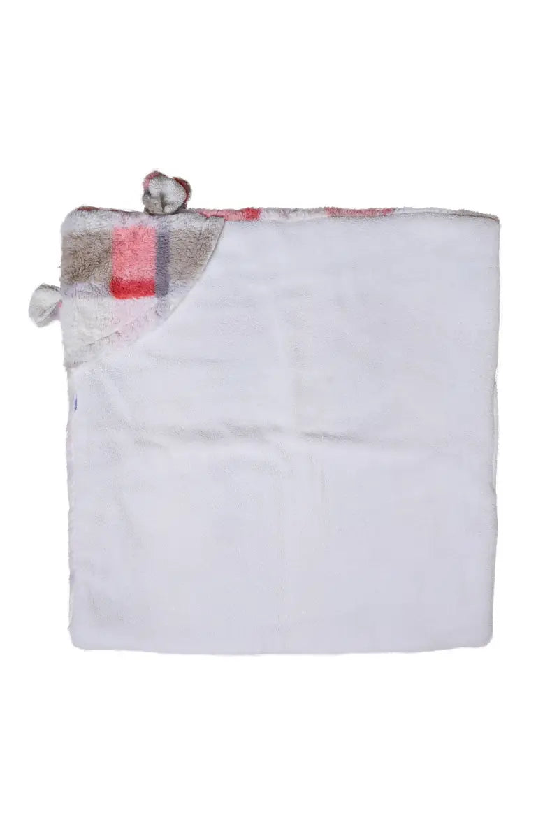 Ultra Soft & Stretchy Fabric with Hooded Baby Blanket (Pink)