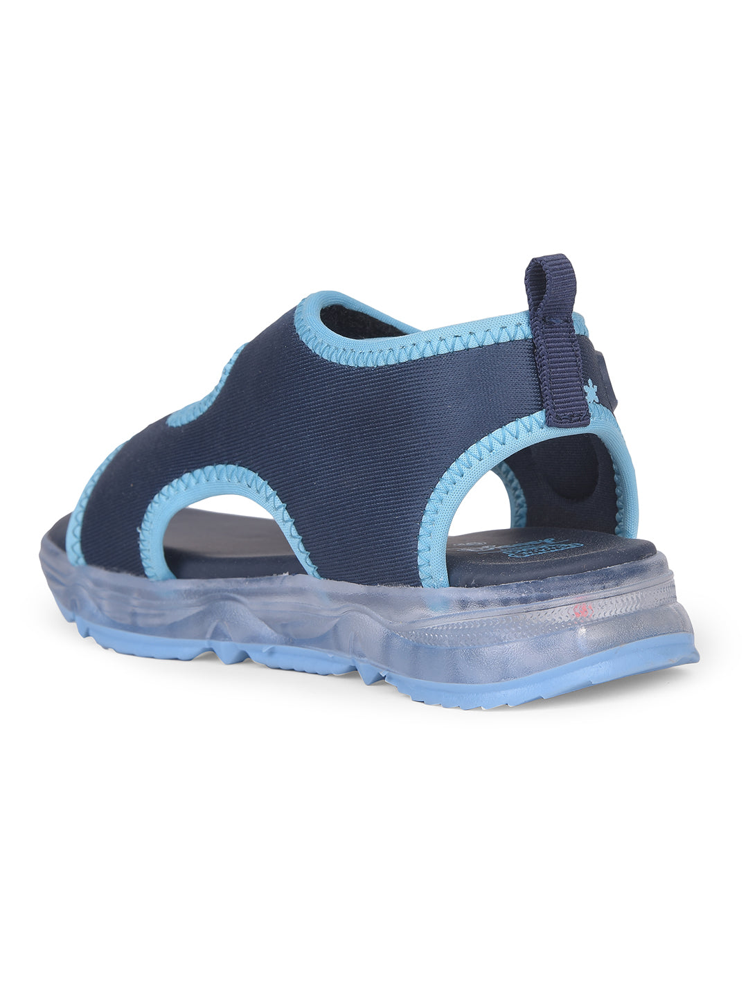 Bubblegummers Boy's Light Blue Velcro Strap Sporty Sandal - Light Blue - View 3