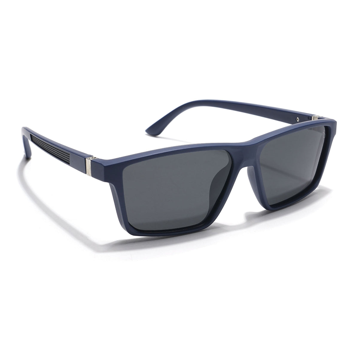 Eyejack Navy Blue Rectangle Sunglasses for Men and Women - view 2