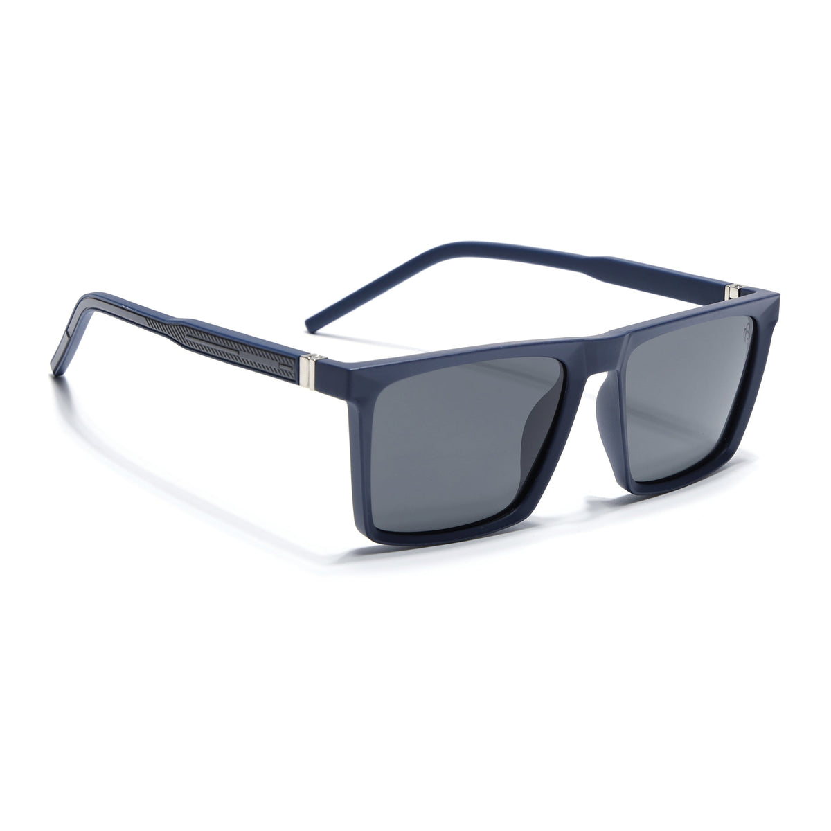 Eyejack Navy Blue Square Sunglasses for Men and Women - Style L768 - view 2