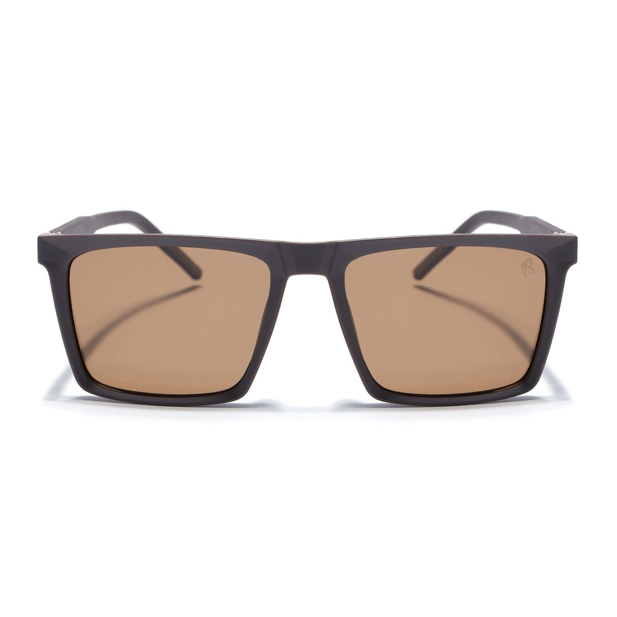Eyejack Brown Square Sunglasses for Men and Women - Style L769 - view 6