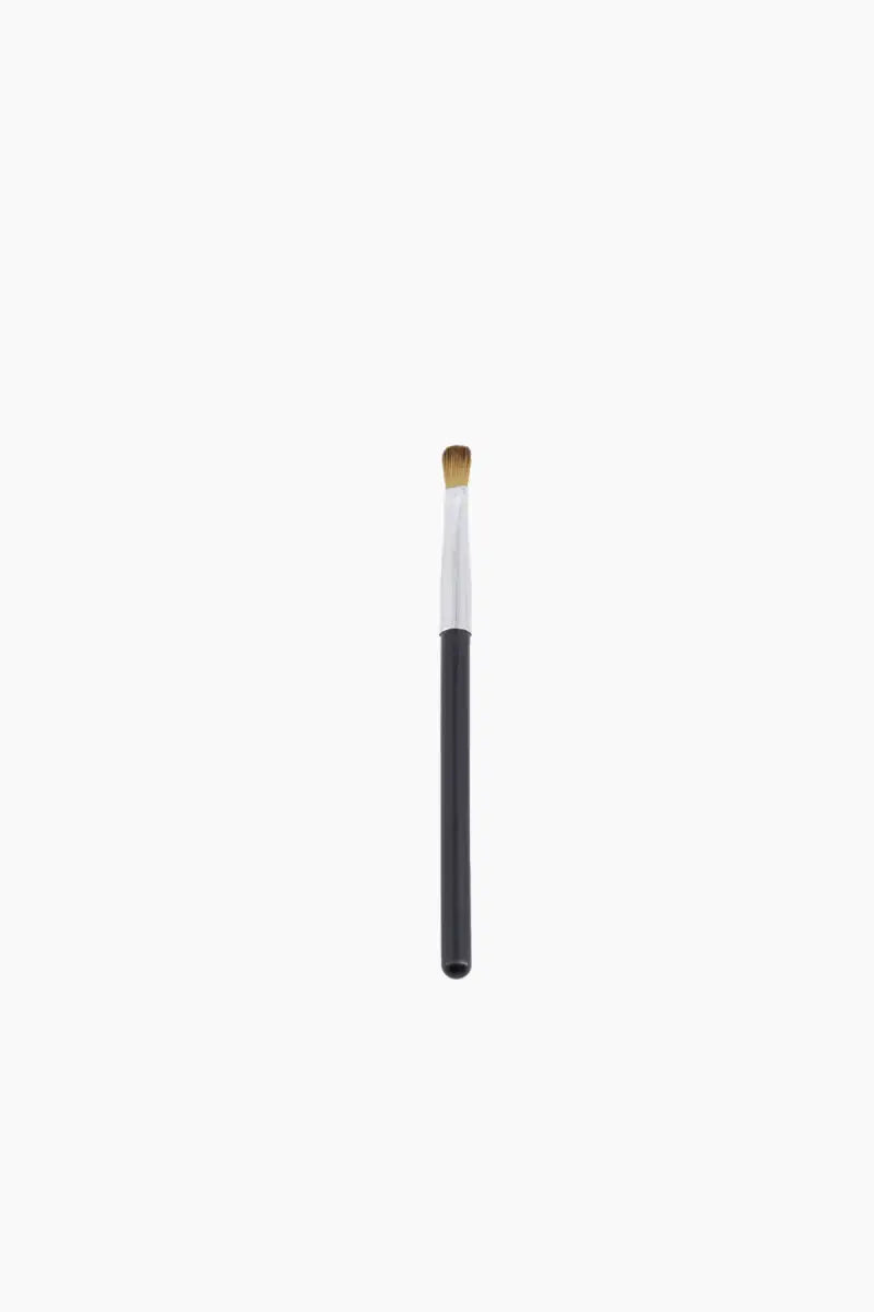 Makeup Brush and Mirror Set (Black) - Pack of 6
