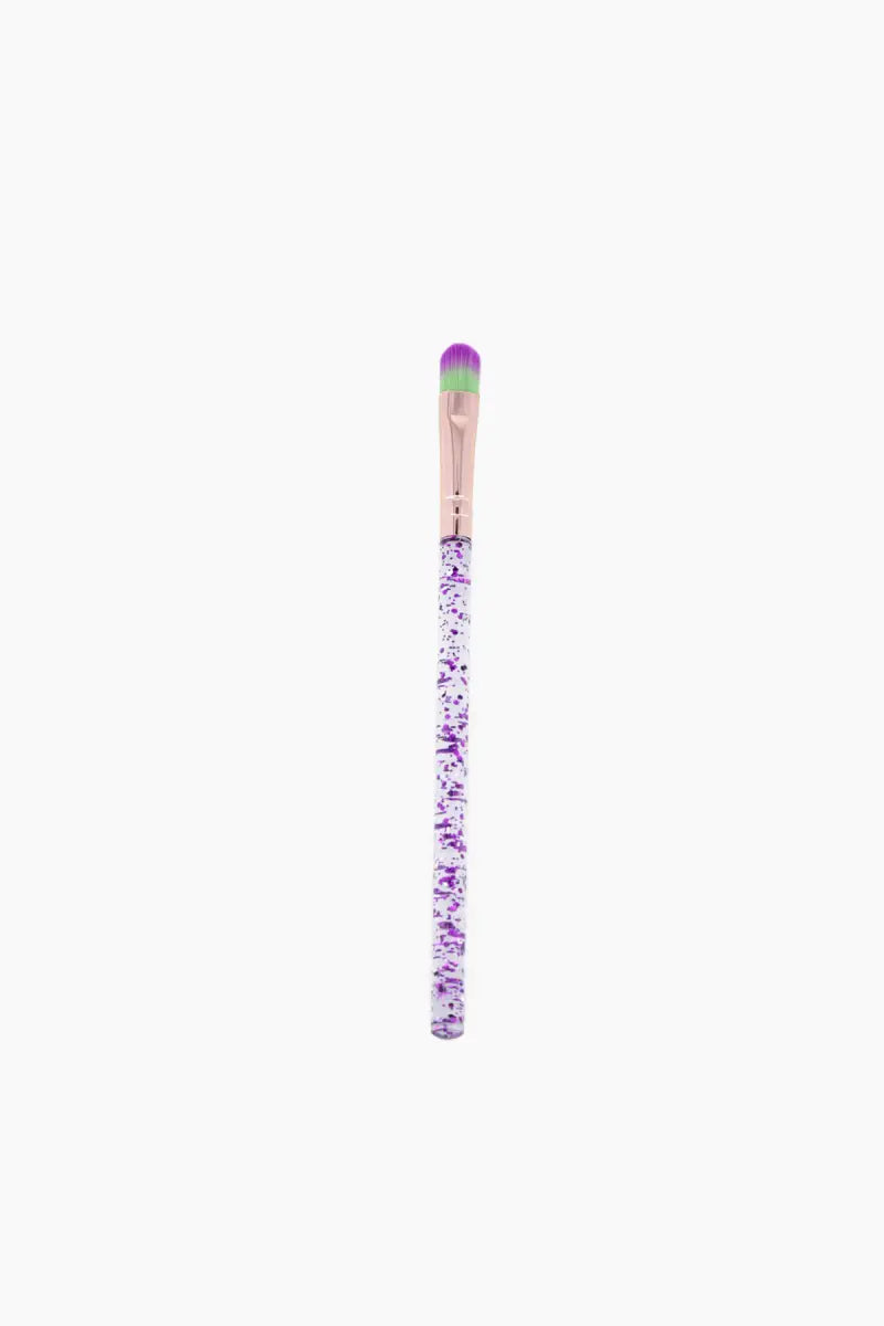 Glitter Makeup Brush Set (Purple) - Pack of 5