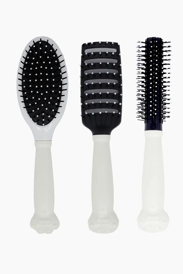Detangling Hair Brush Comb Set for Women (Off White) - Pack of 1