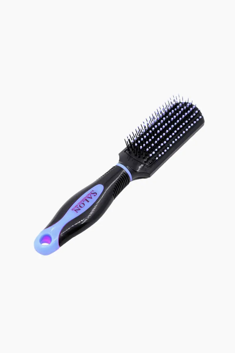 Ball Tipped Flat Hair Brush (Multicolor) - Pack of 1